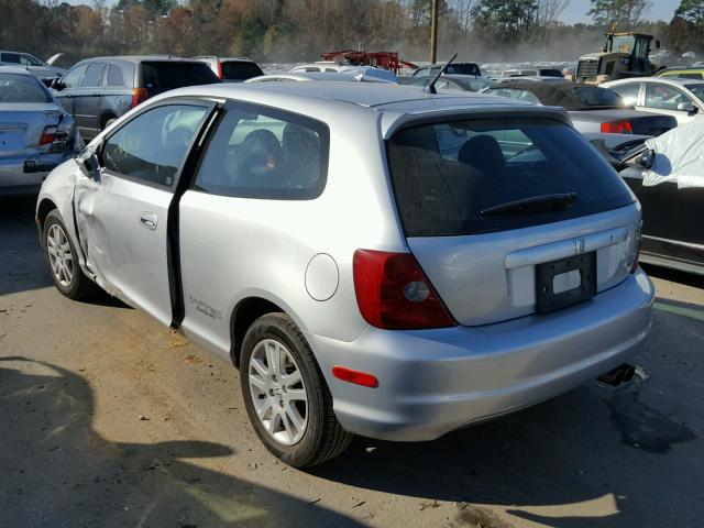 SHHEP33522U304606 - 2002 HONDA CIVIC SI SILVER photo 3