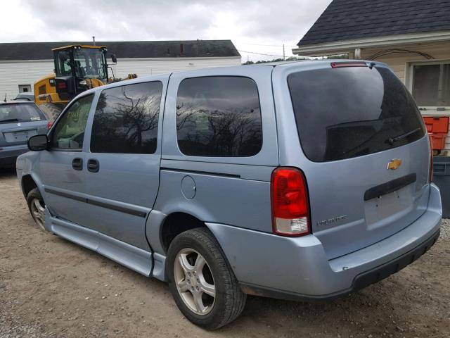 1GBDV13147D138385 - 2007 CHEVROLET UPLANDER I ლურჯი ფოტო 3