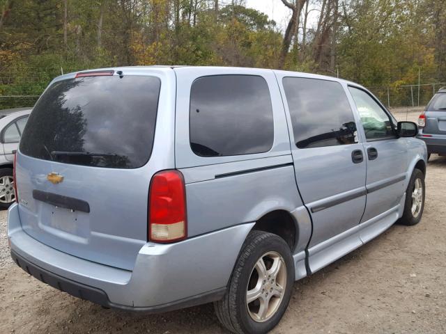 1GBDV13147D138385 - 2007 CHEVROLET UPLANDER I BLUE photo 4