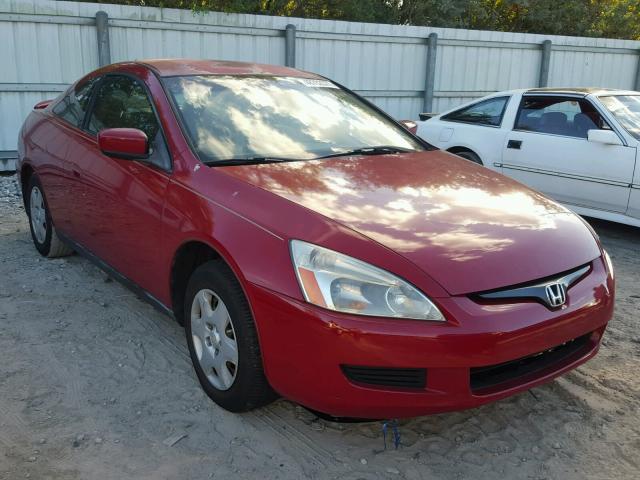 1HGCM71385A012046 - 2005 HONDA ACCORD LX RED photo 1