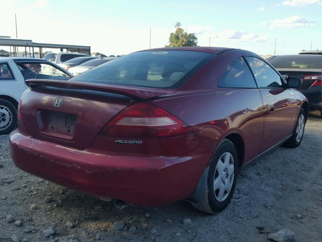 1HGCM71385A012046 - 2005 HONDA ACCORD LX RED photo 4