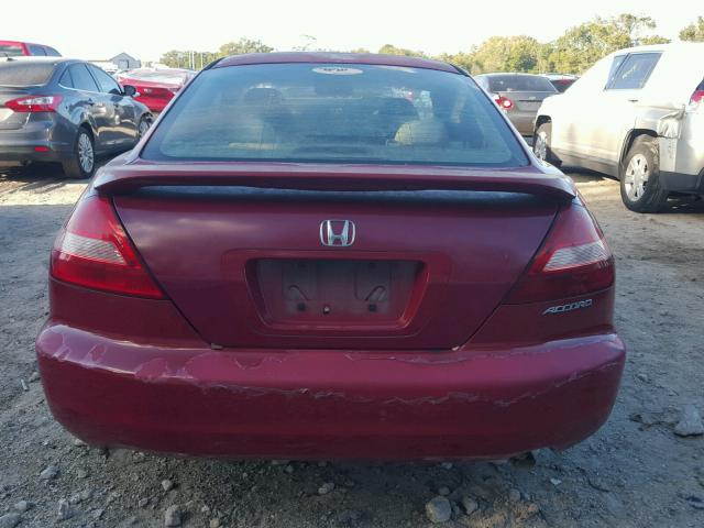 1HGCM71385A012046 - 2005 HONDA ACCORD LX RED photo 9