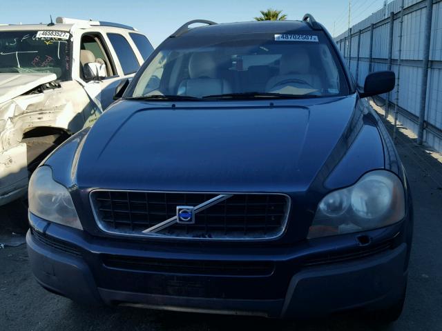 YV1CY59HX41108003 - 2004 VOLVO XC90 BLUE photo 9