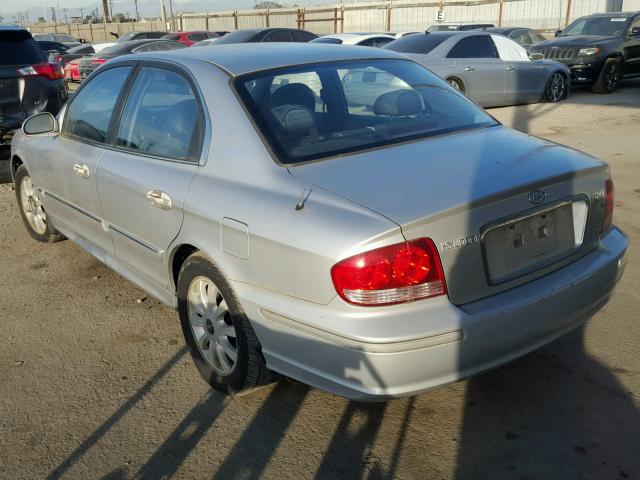 KMHWF35H94A062288 - 2004 HYUNDAI SONATA GLS SILVER photo 3