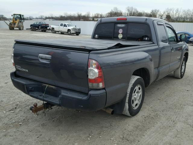 5TETX22N09Z651915 - 2009 TOYOTA TACOMA ACC GRAY photo 4