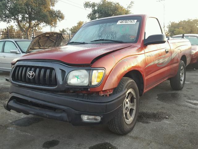 5TENL42N81Z722914 - 2001 TOYOTA TACOMA RED photo 2