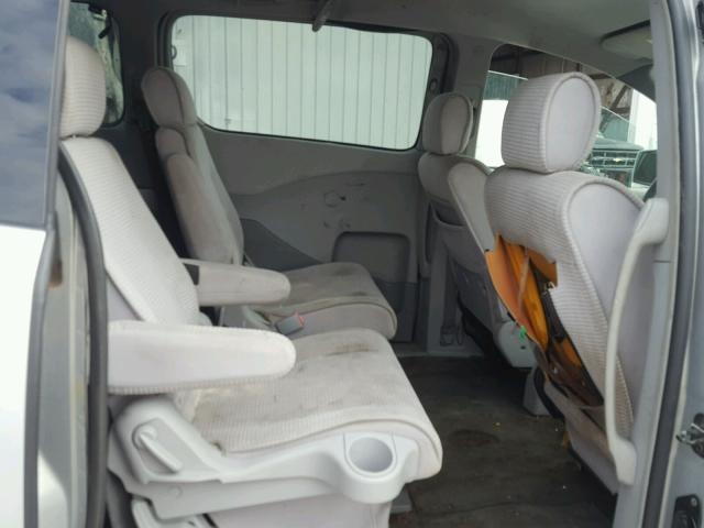 5N1BV28U34N321435 - 2004 NISSAN QUEST S SILVER photo 6