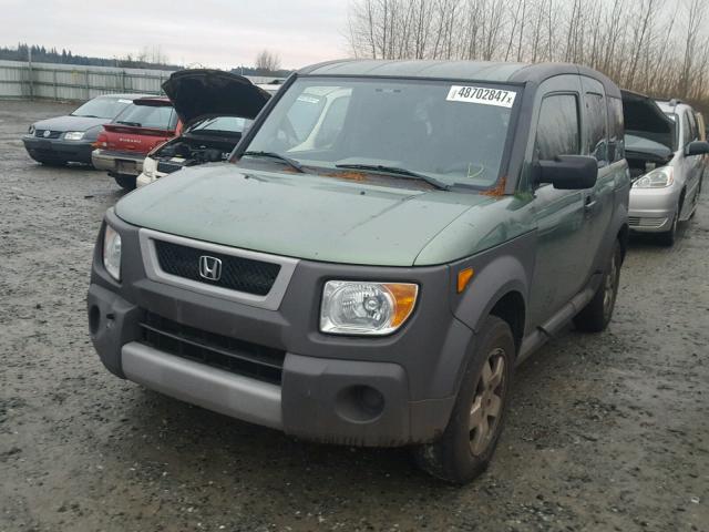 5J6YH28645L026150 - 2005 HONDA ELEMENT EX GREEN photo 2