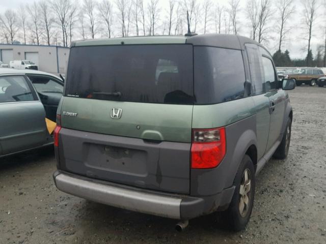 5J6YH28645L026150 - 2005 HONDA ELEMENT EX GREEN photo 4