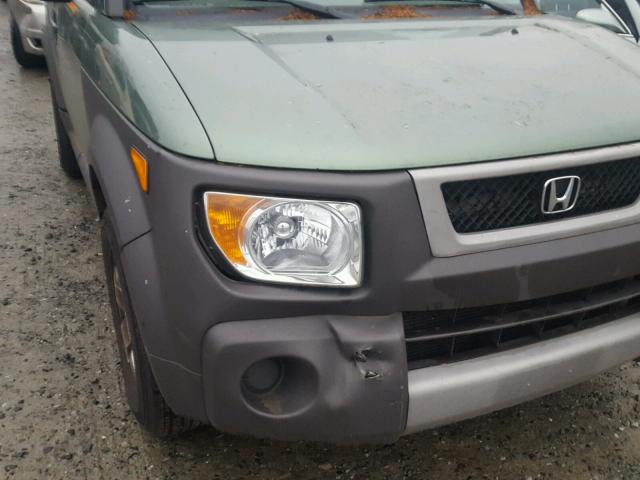 5J6YH28645L026150 - 2005 HONDA ELEMENT EX GREEN photo 9