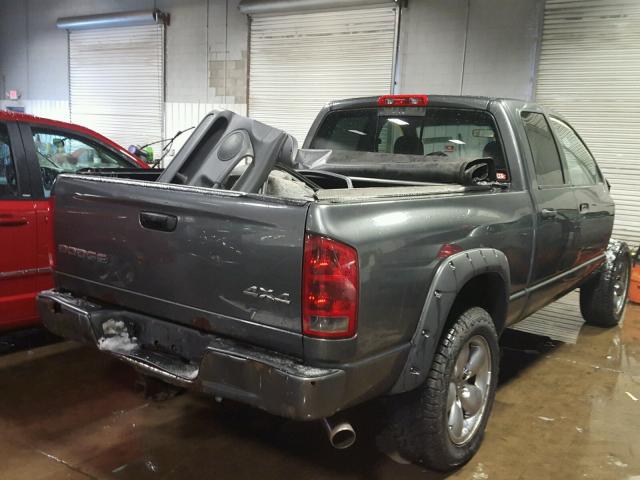 1D7HU18D23J649551 - 2003 DODGE RAM 1500 S GRAY photo 4