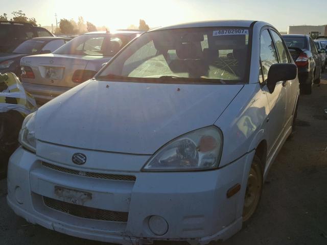 JS2RA41S335169342 - 2003 SUZUKI AERIO S WHITE photo 2