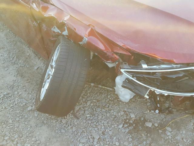 3LN6L2G93DR809916 - 2013 LINCOLN MKZ Բորդո լուսանկար 9