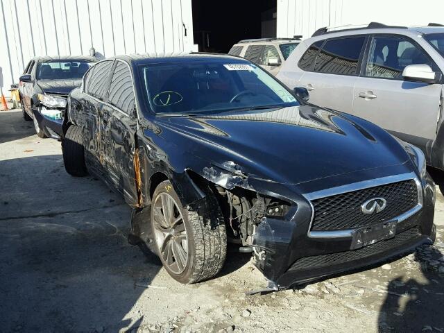 JN1BV7AR2FM416863 - 2015 INFINITI Q50 BASE Negro foto 1