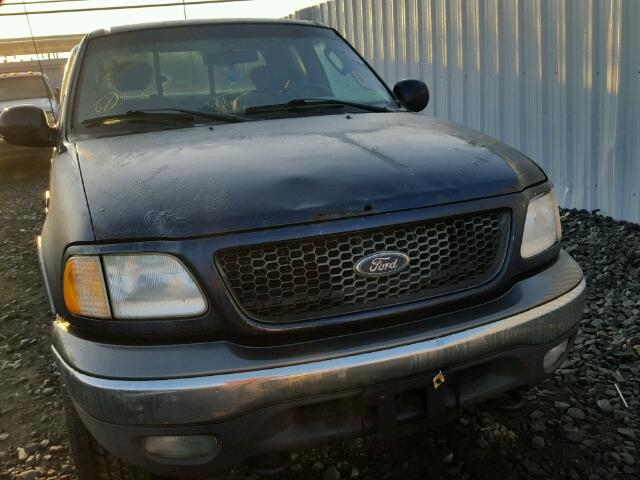 2FTRX18L73CA24235 - 2003 FORD F150 BLUE photo 9