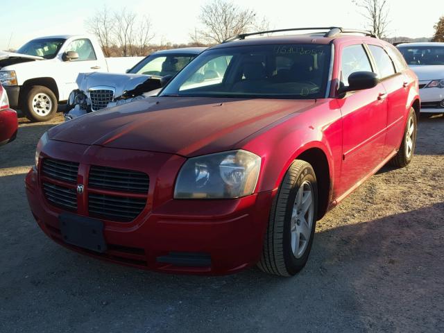 2D8FV48V15H155891 - 2005 DODGE MAGNUM SXT BURGUNDY photo 2