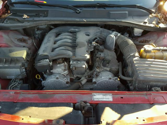 2D8FV48V15H155891 - 2005 DODGE MAGNUM SXT BURGUNDY photo 7