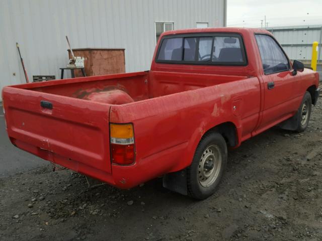 JT4RN81R8K5037324 - 1989 TOYOTA PICKUP 1/2 RED photo 4