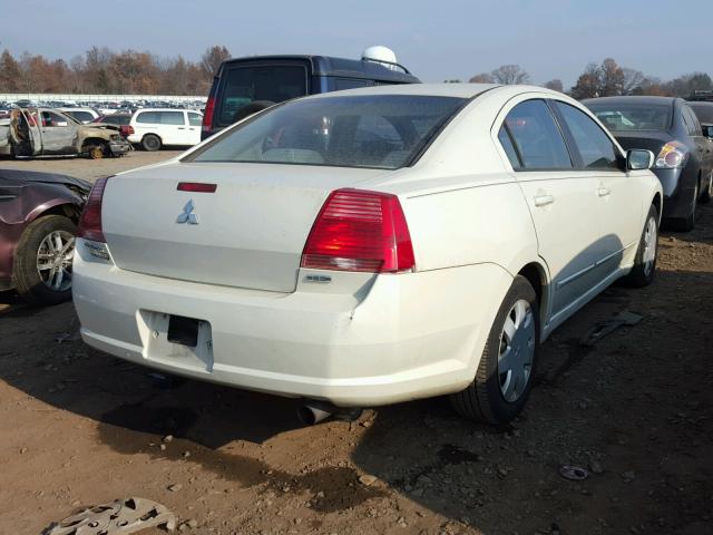 4A3AB36F64E127191 - 2004 MITSUBISHI GALANT ES WHITE photo 4