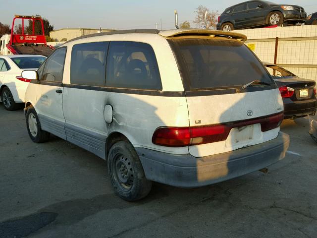 JT3AC12R4M0020257 - 1991 TOYOTA PREVIA LE WHITE photo 3