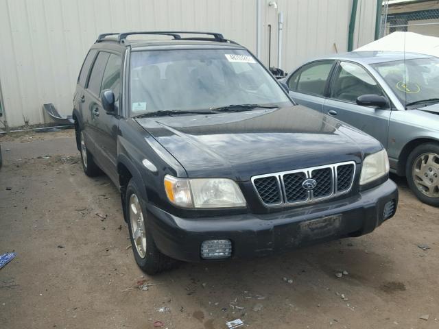 JF1SF65621H717032 - 2001 SUBARU FORESTER S Սև լուսանկար 1
