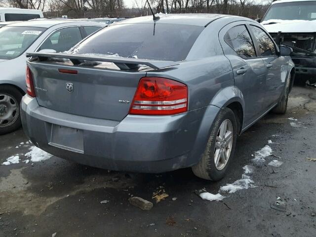 1B3LC56J08N141443 - 2008 DODGE AVENGER SX GRAY photo 4