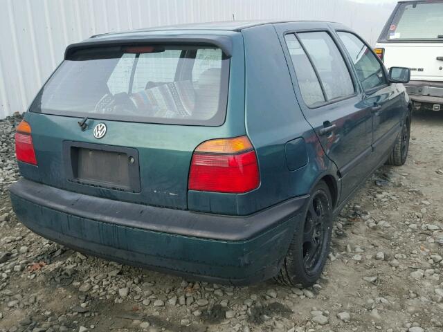 3VWFA81H6VM065477 - 1997 VOLKSWAGEN GOLF GL GREEN photo 4