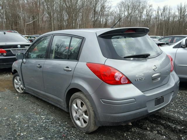 3N1BC13E87L457782 - 2007 NISSAN VERSA S GRAY photo 3