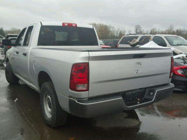 1D7RB1GKXBS514269 - 2011 DODGE RAM 1500 SILVER photo 3