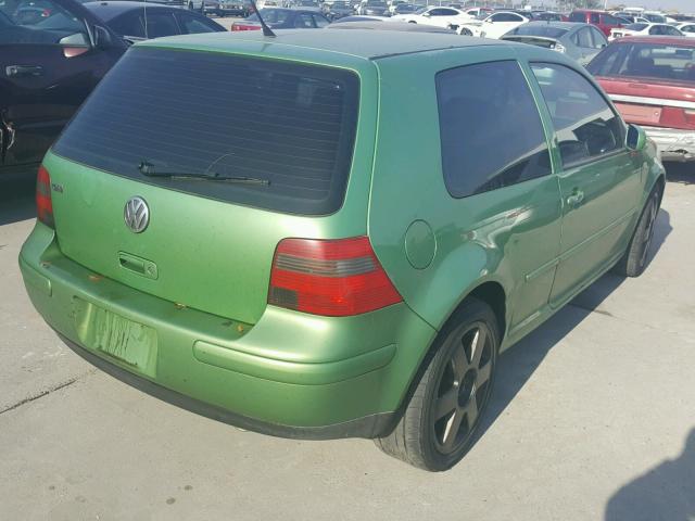 WVWDC21J3YW301463 - 2000 VOLKSWAGEN GTI GLS GREEN photo 4