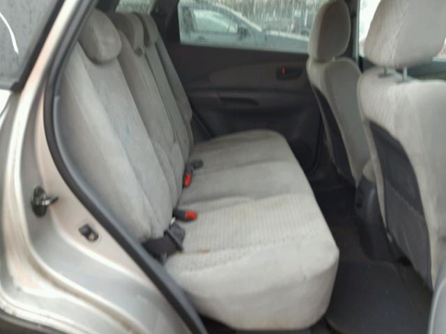 KM8JN12D65U054961 - 2005 HYUNDAI TUCSON GLS SILVER photo 6