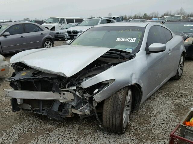 JNKCV64EX8M131141 - 2008 INFINITI G37 BASE SILVER photo 2