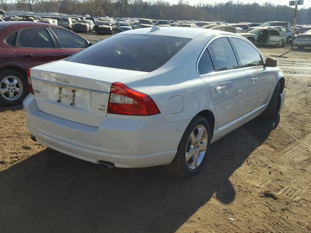 YV1AH992881076927 - 2008 VOLVO S80 T6 TUR WHITE photo 4