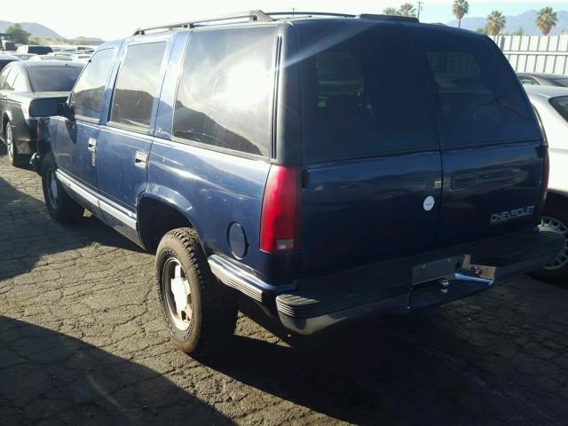 1GNEC13RXXJ406893 - 1999 CHEVROLET TAHOE C150 BLUE photo 3