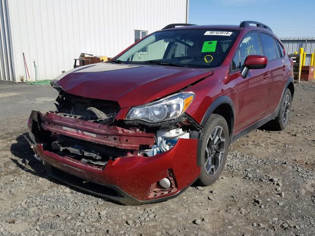 JF2GPABC9G8213260 - 2016 SUBARU CROSSTREK RED photo 2