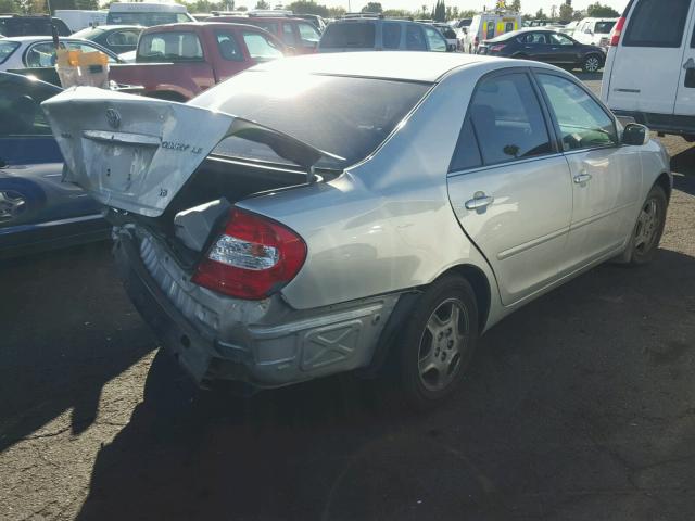 4T1BF32K03U049991 - 2003 TOYOTA CAMRY LE GRAY photo 4