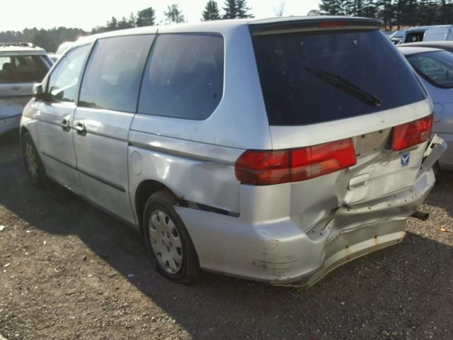 2HKRL18501H602311 - 2001 HONDA ODYSSEY LX SILVER photo 3