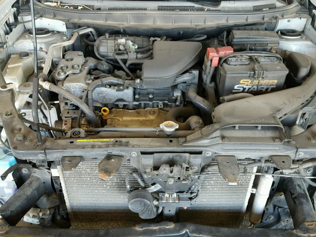 JN8AS58V29W450825 - 2009 NISSAN ROGUE S SILVER photo 7