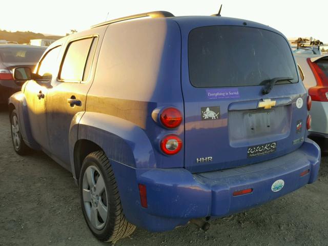 3GNCA33B99S576238 - 2009 CHEVROLET HHR LS Azul foto 3