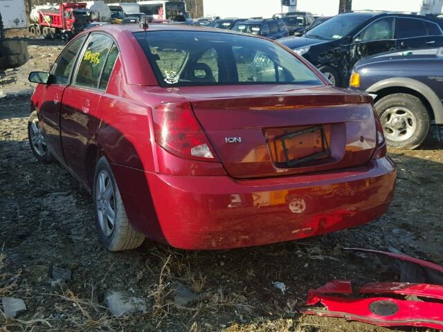1G8AJ55F76Z108402 - 2006 SATURN ION LEVEL 勃艮第红 照片 3