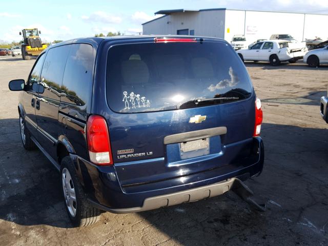 1GNDU23L66D191830 - 2006 CHEVROLET UPLANDER L 蓝色 照片 3