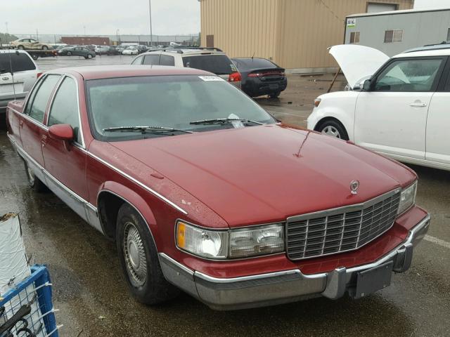 1G6DW52PXRR711451 - 1994 CADILLAC FLEETWOOD RED photo 1