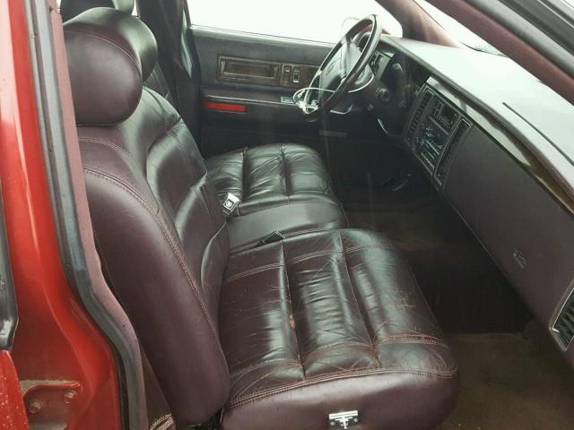 1G6DW52PXRR711451 - 1994 CADILLAC FLEETWOOD RED photo 5