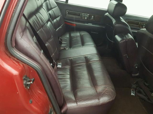 1G6DW52PXRR711451 - 1994 CADILLAC FLEETWOOD RED photo 6