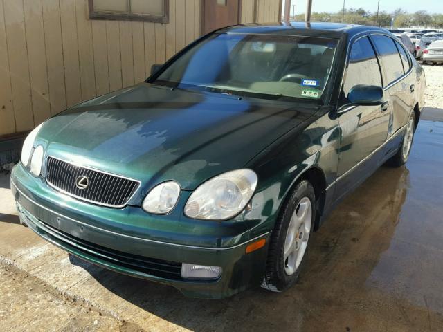 JT8BD68S6X0049444 - 1999 LEXUS GS 300 GREEN photo 2