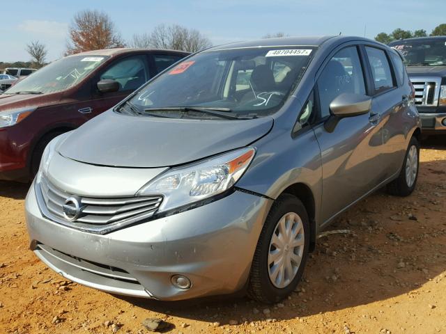 3N1CE2CP0FL360144 - 2015 NISSAN VERSA NOTE SILVER photo 2