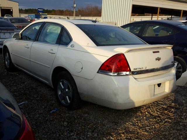 2G1WT58K179398073 - 2007 CHEVROLET IMPALA LT WHITE photo 3