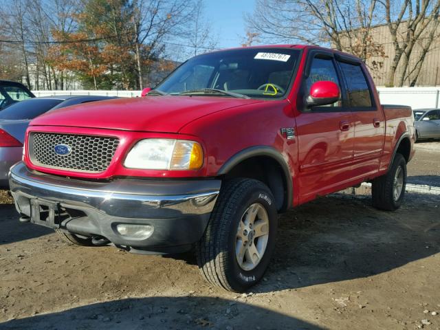 1FTRW08692KE15730 - 2002 FORD F150 SUPER RED photo 2