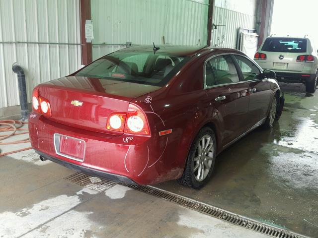 1G1ZK57BX9F173792 - 2009 CHEVROLET MALIBU LTZ 栗色 照片 4