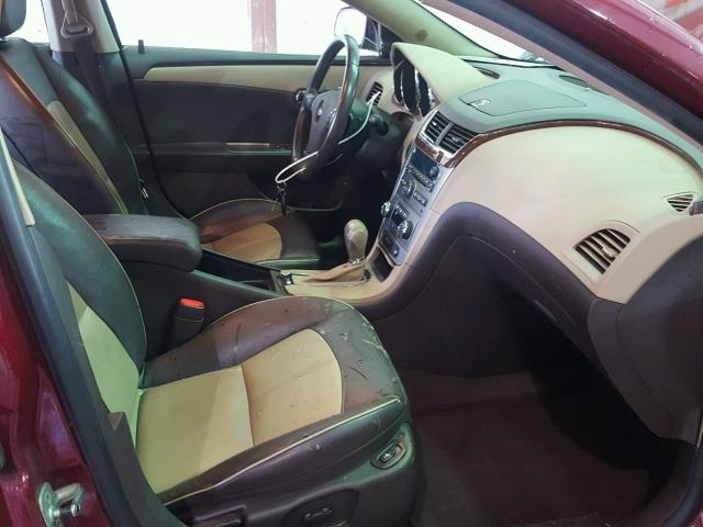 1G1ZK57BX9F173792 - 2009 CHEVROLET MALIBU LTZ 栗色 照片 5